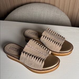 Luca lane leather  sandals